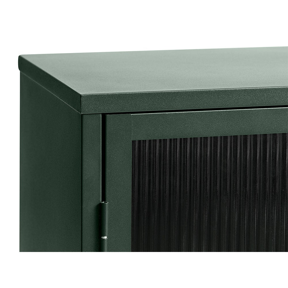 Olivine Katja Sideboard Dressoir Groen - Metaal - Glas - 132 cm