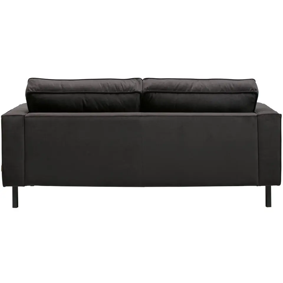 WOOOD Robin 2,5-Zits Bank - Fluweel - Grijs - 80x180x93
