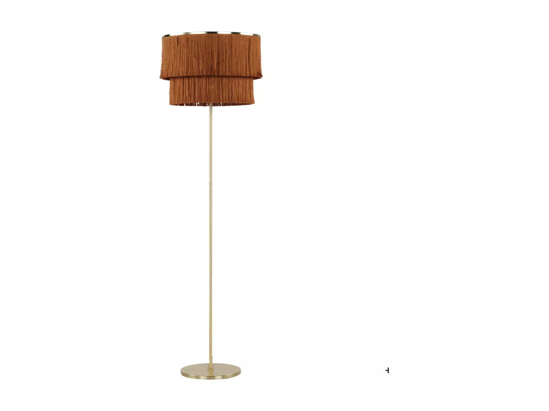 Lampadaire PERISTERI Métal Marron