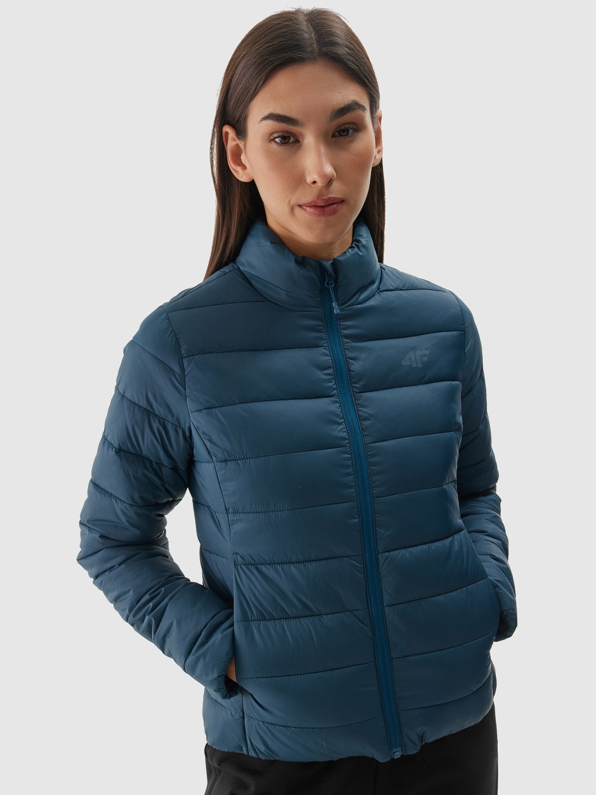 4F Steppjacke mit Kapuze