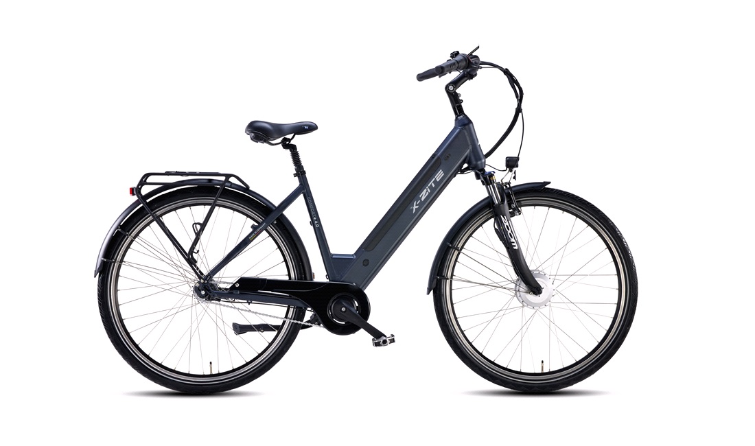 El-cykel Comfort Plus 36V-11,6Ah 7-gear antracit sort