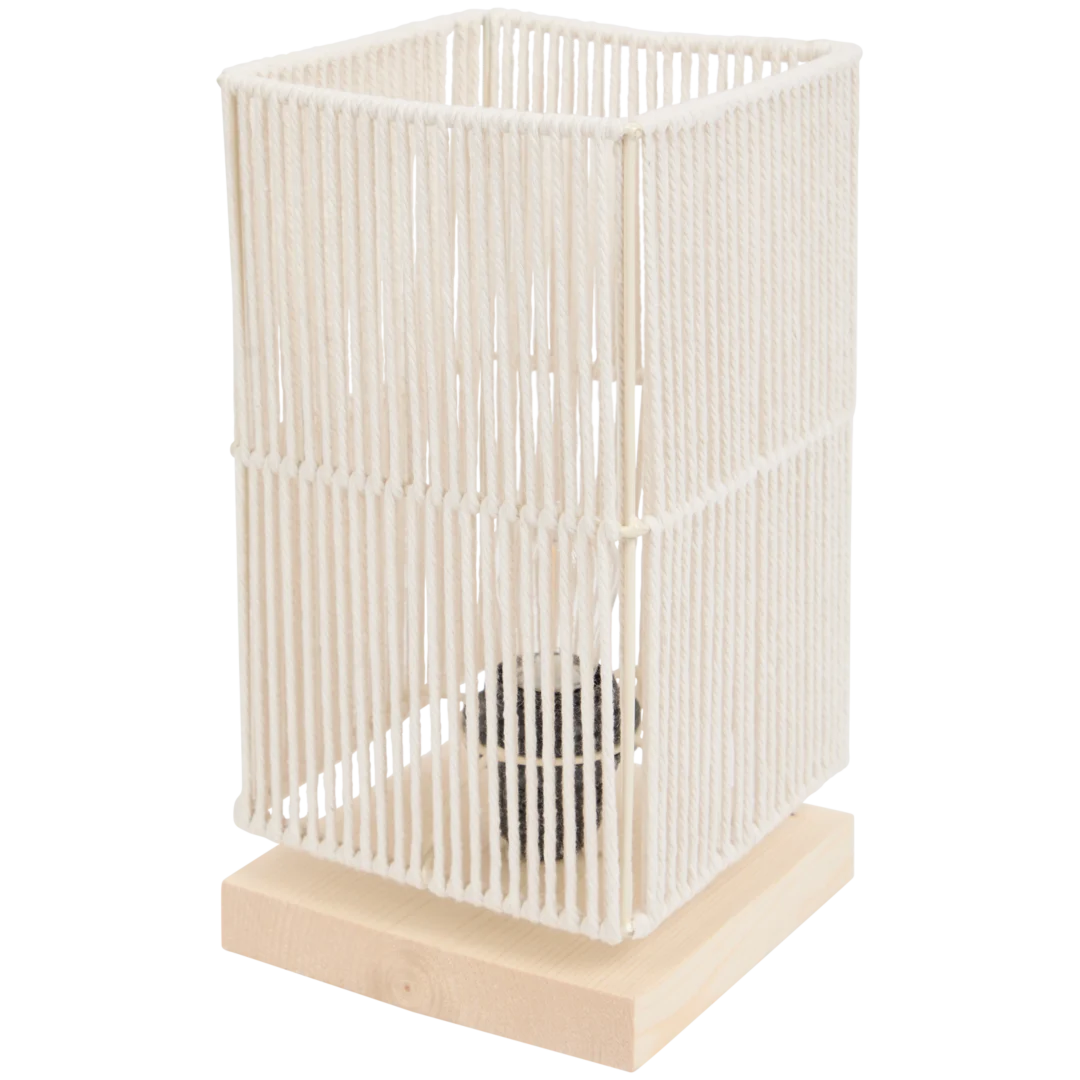 Houten tafellamp 15 x 27,5 cm | diverse kleuren