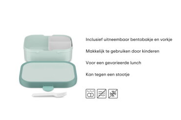 Campus Bento lunchbox met vorkje Little Dutch - Fairy Garden