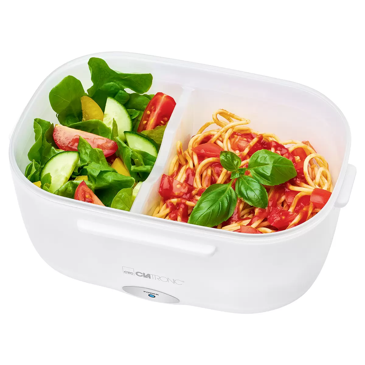 Elektrische Lunchbox Clatronic orange,weiss