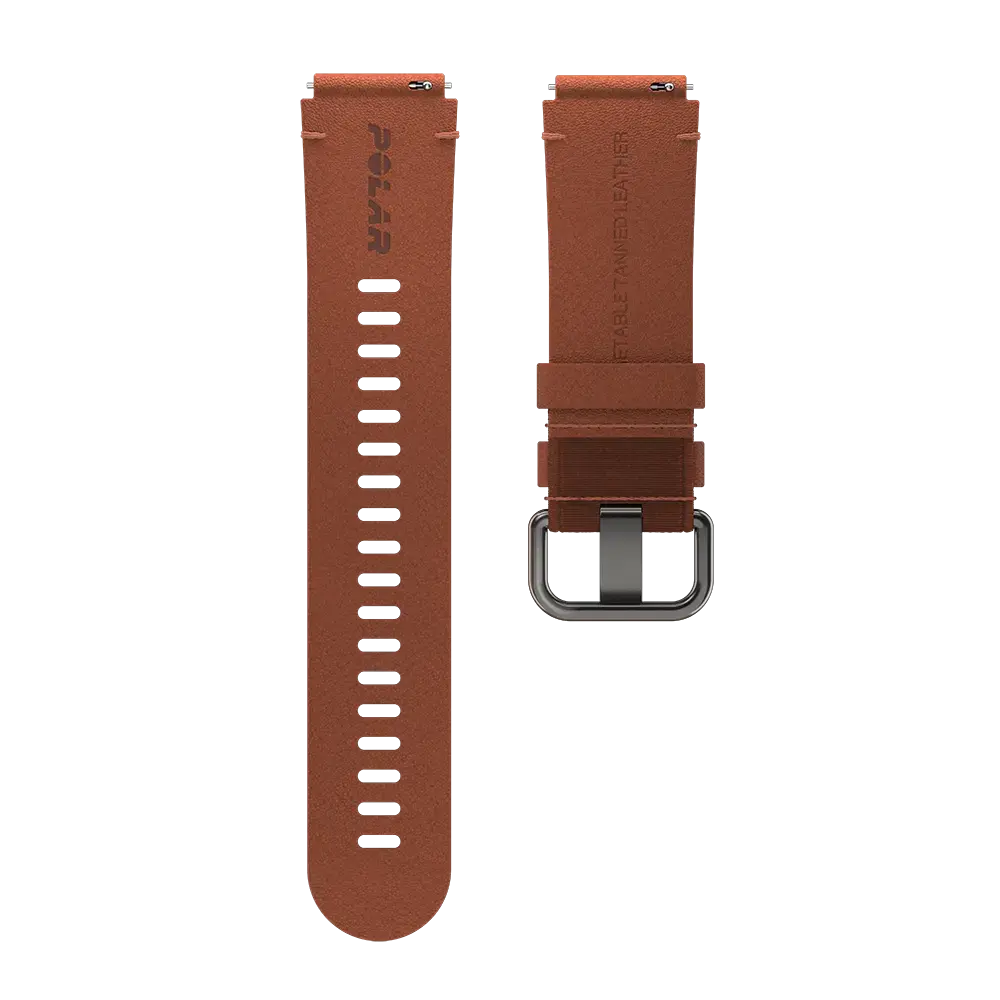 Polar Ignite Leren Polsband 20mm Brons M/L