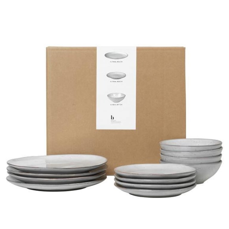 Broste Copenhagen Nordic Sand diner serviesset 4 personen