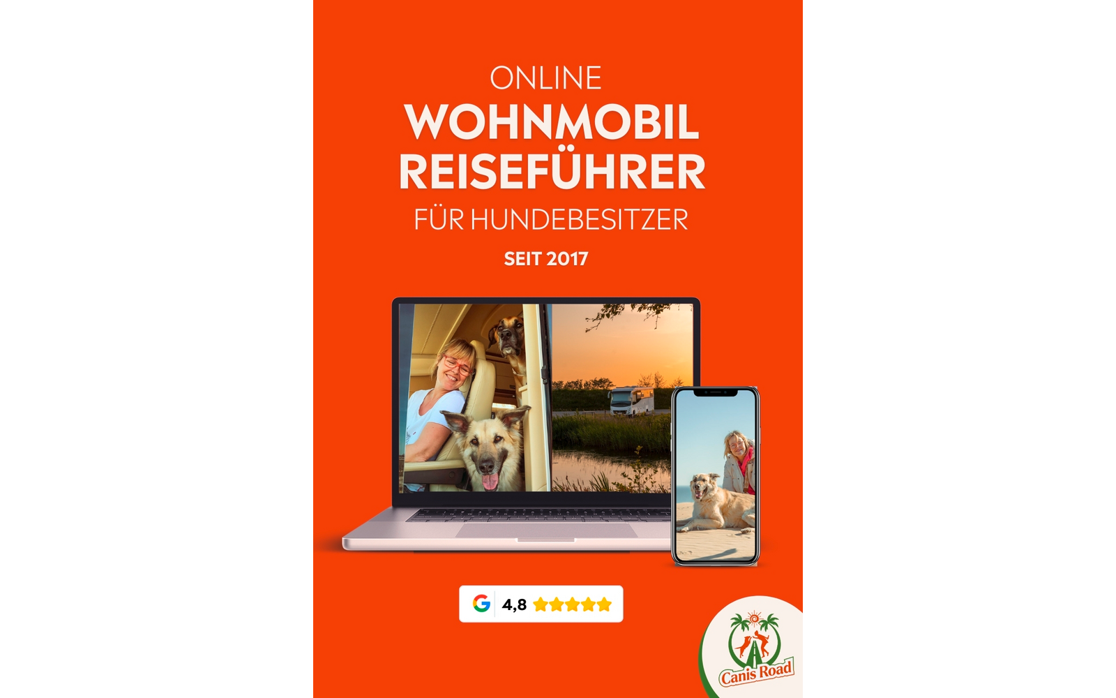 Canis Road Online Wohnmobil Reiseführer für Hundebesitzer Schnupper Paket 3 Monate