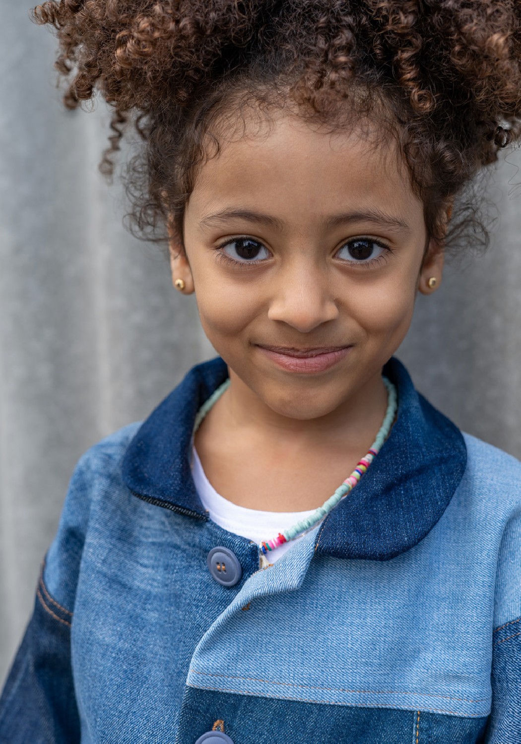 RRREVOLVE x Mini Etiquette Kinderjacke Patchwork Denim