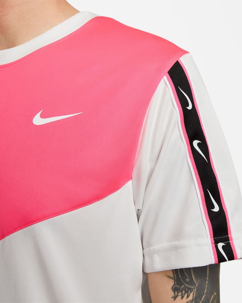 T-shirt Nike Repeat Blanc & Rose pour homme