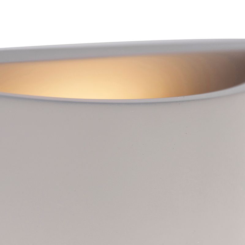 Industriële wandlamp grijs beton - Creil