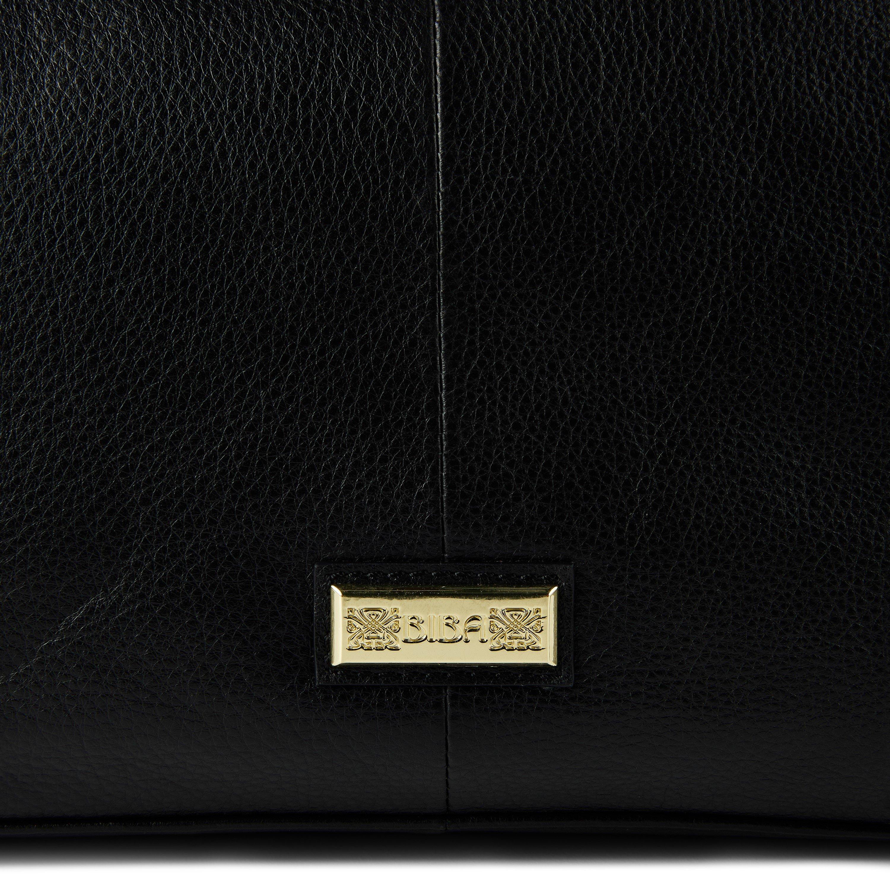 Biba Leather Chain Detail Clutch Bag