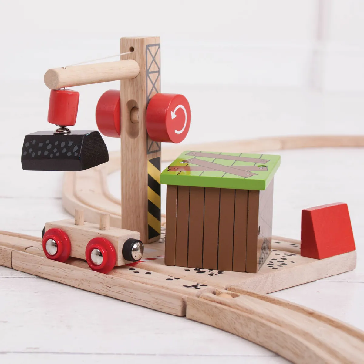 Bigjigs Rail Mine de charbon en bois