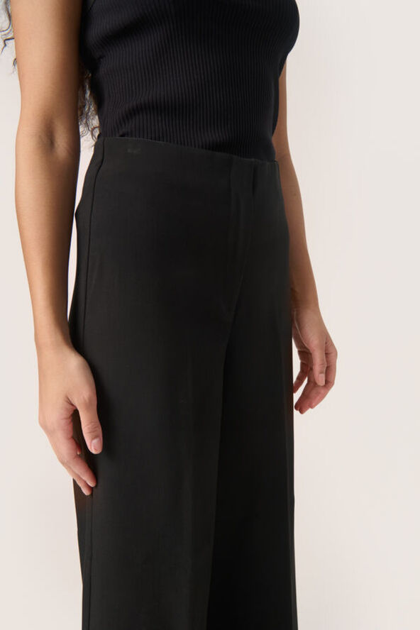 Soaked in Luxury SLCorinne Wide Pants Black