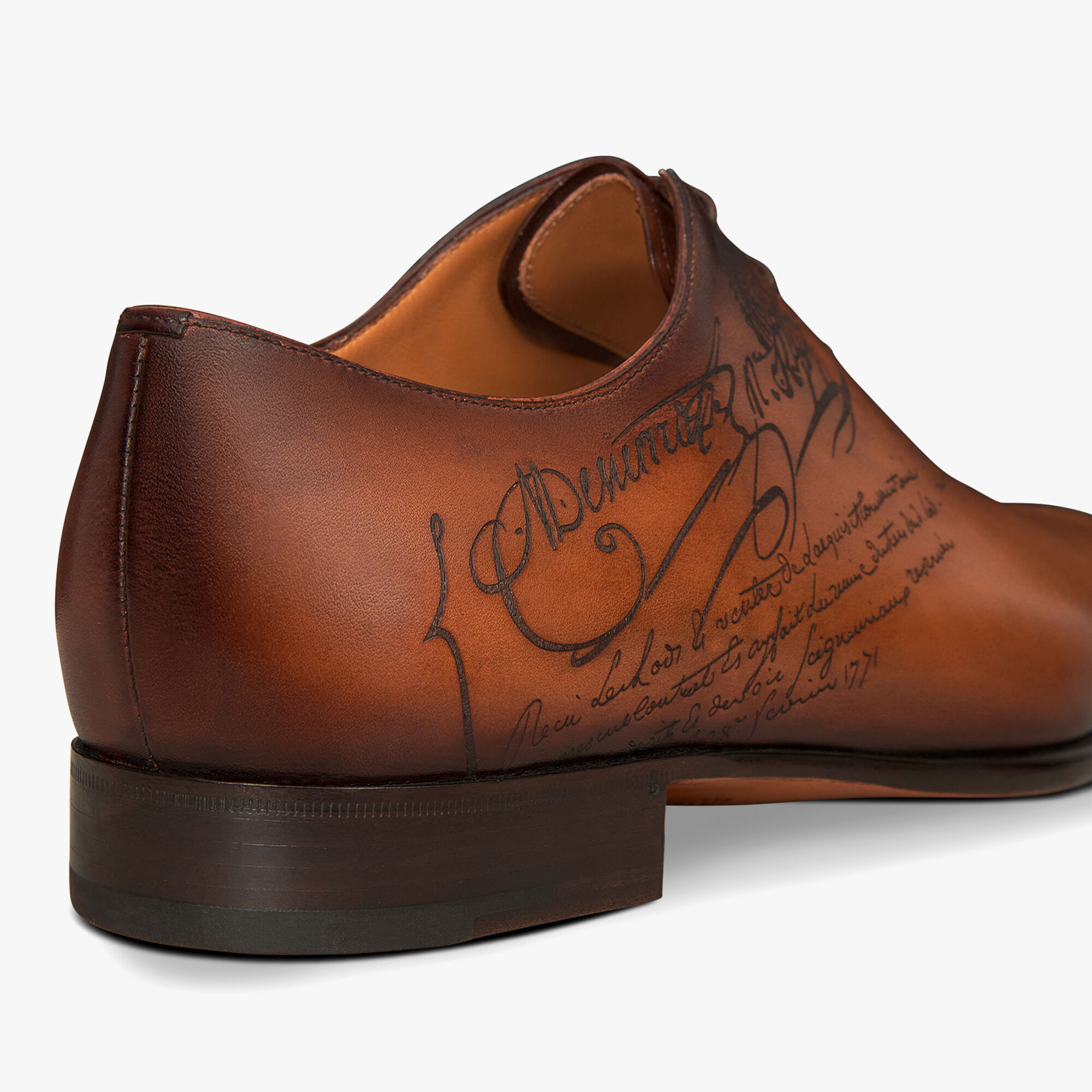 Richelieu Alessandro Galet En Cuir Scritto