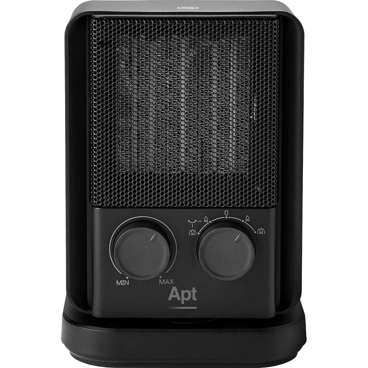 Apt 2000W PTC vifteovn bord (sort)