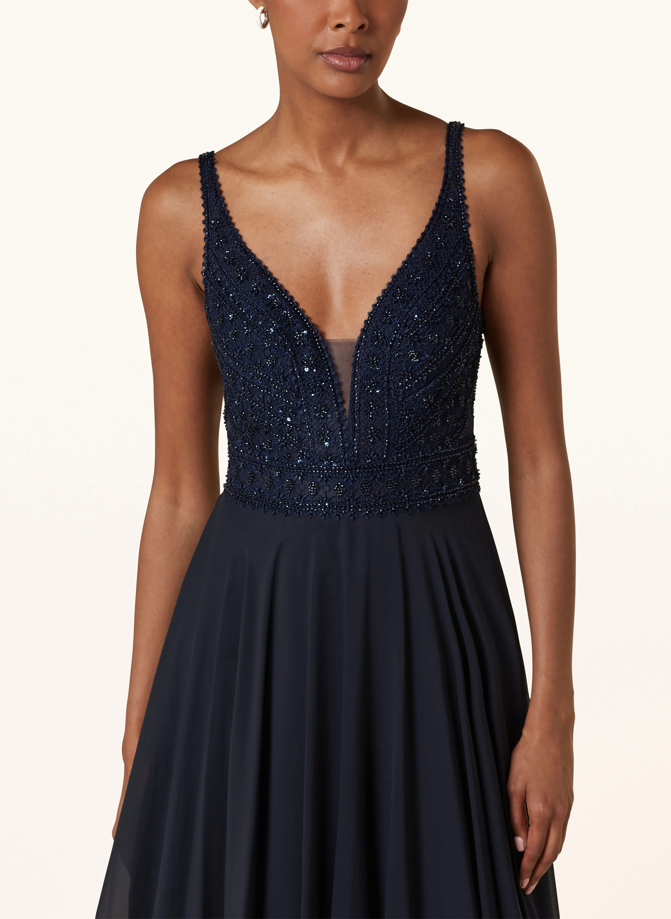 Hey Kyla Abendkleid mit Spitze und Schmucksteinen