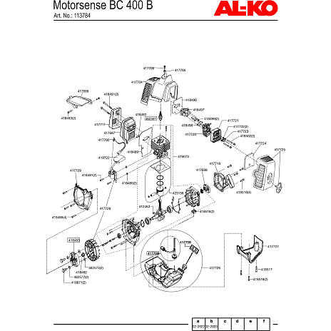 AL-KO buskrydder BC 400 B