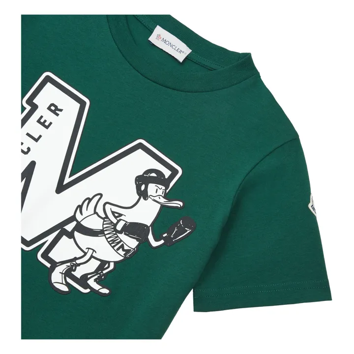 Moncler T-shirt Logo | Vert foncé