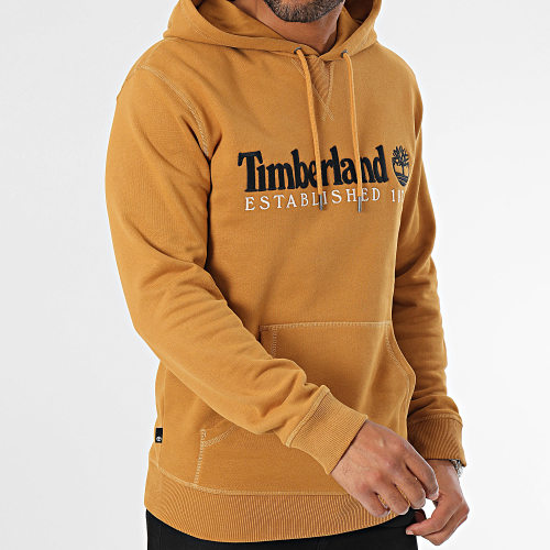 Sweat Capuche Established 1973 Camel
