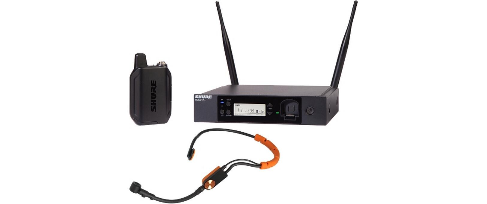 Drahtlossystem GLXD14R+/SM31<br>Digitales Funksystem zur Rackmontage mit SM31 Headset-Mikrofon
