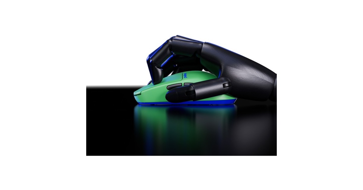 PulsarX2 CrazyLight Gaming Mouse - Aqua Zest  (Groen/blauw, 32,000 DPI, 8000 Hz)