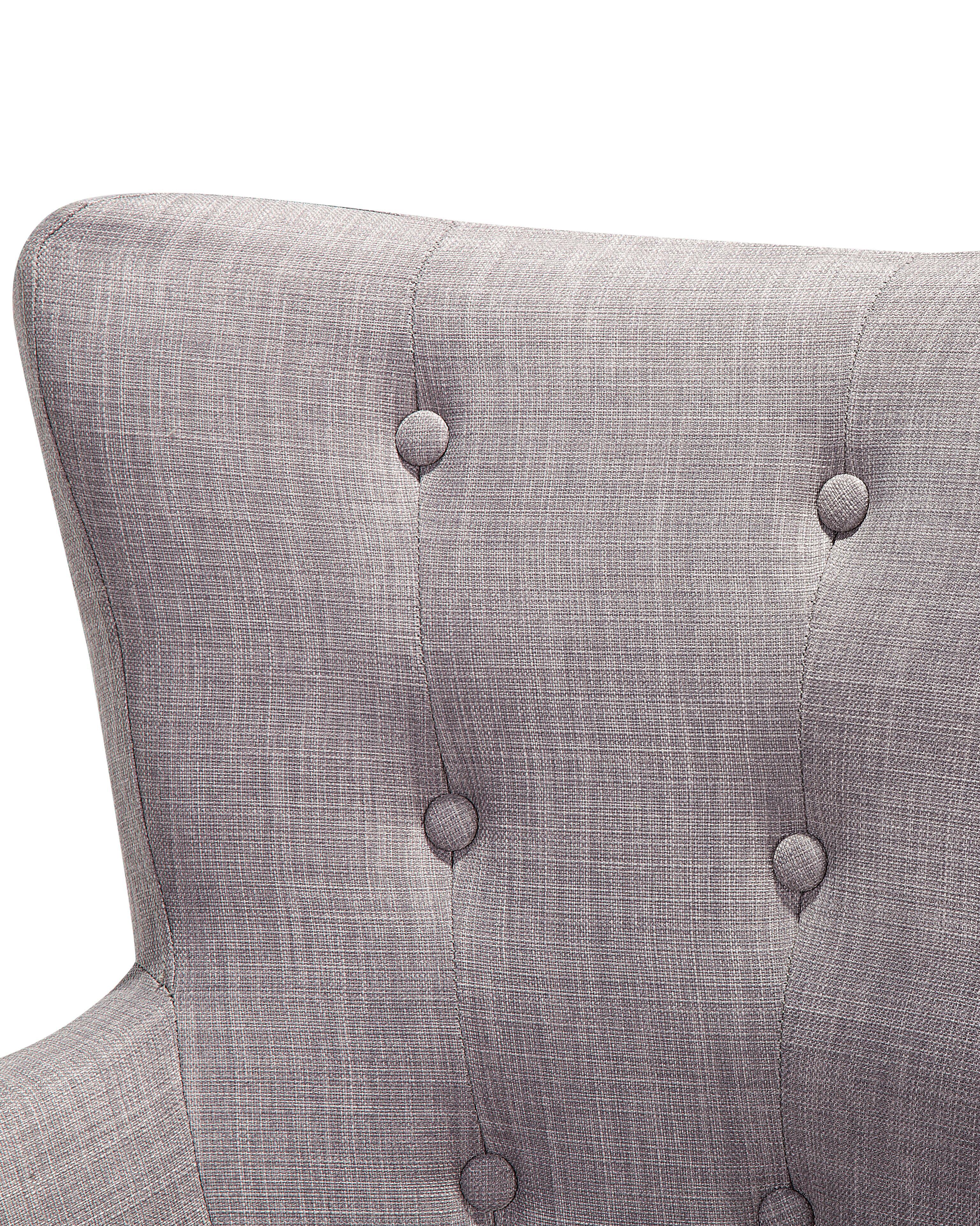 Fauteuil ANGEN Stof Lichtgrijs