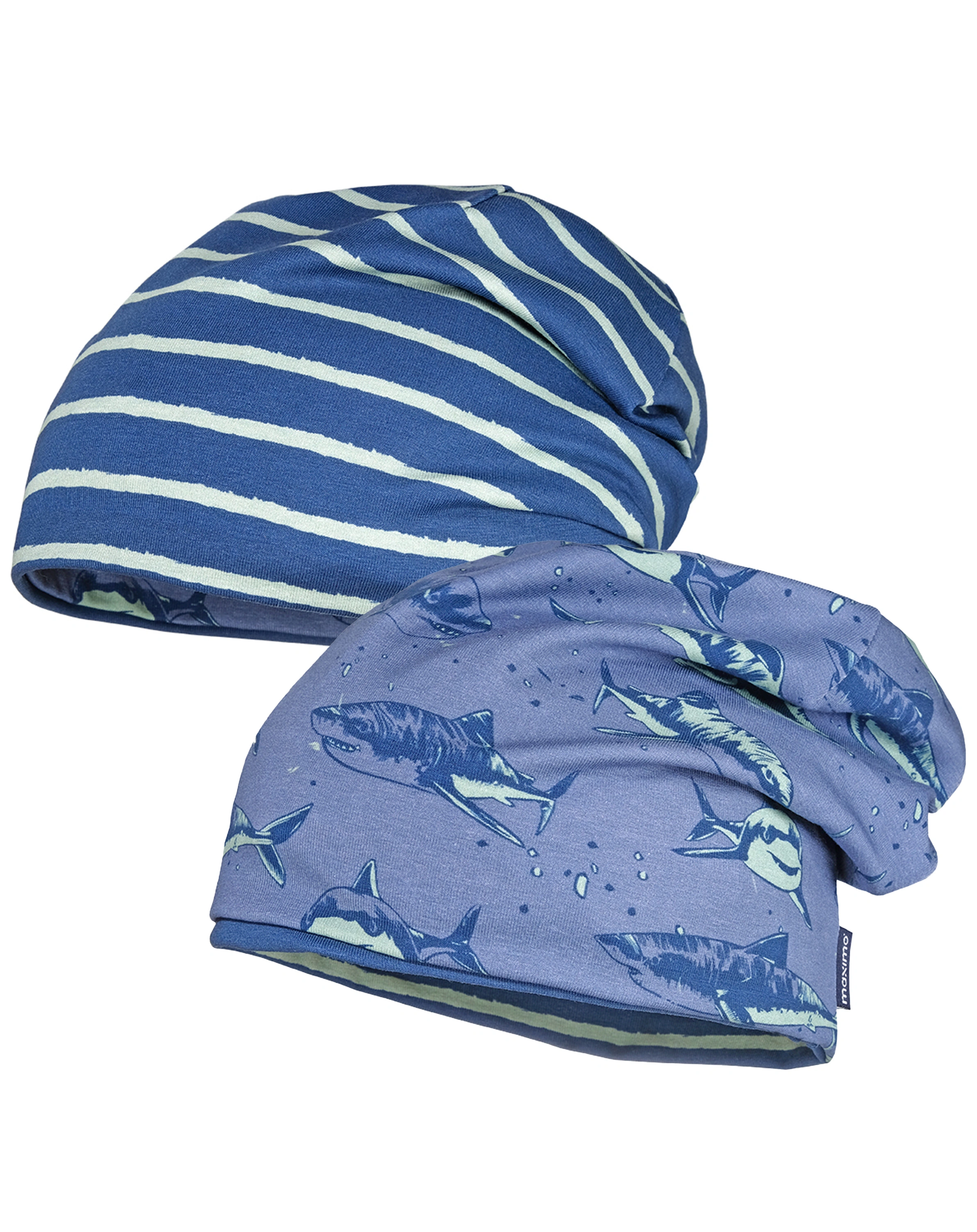Beanie HAI zum Wenden in denim
