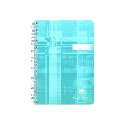 Clairefontaine - Carnet de notes à spirale - A5 - 100 pages - petits carreaux