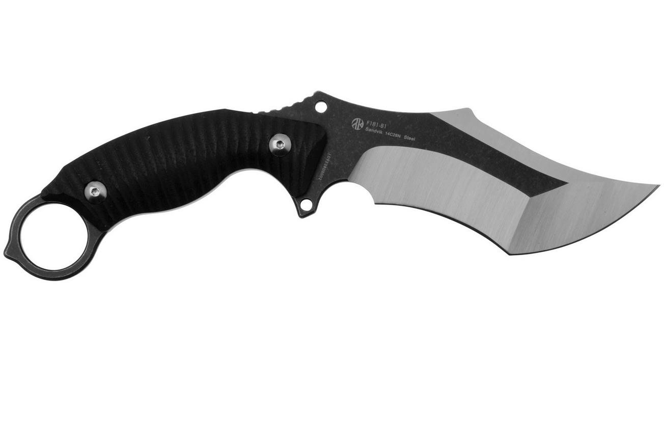 Ruike F181-B1 14C28N, Black G10, tactisch mes