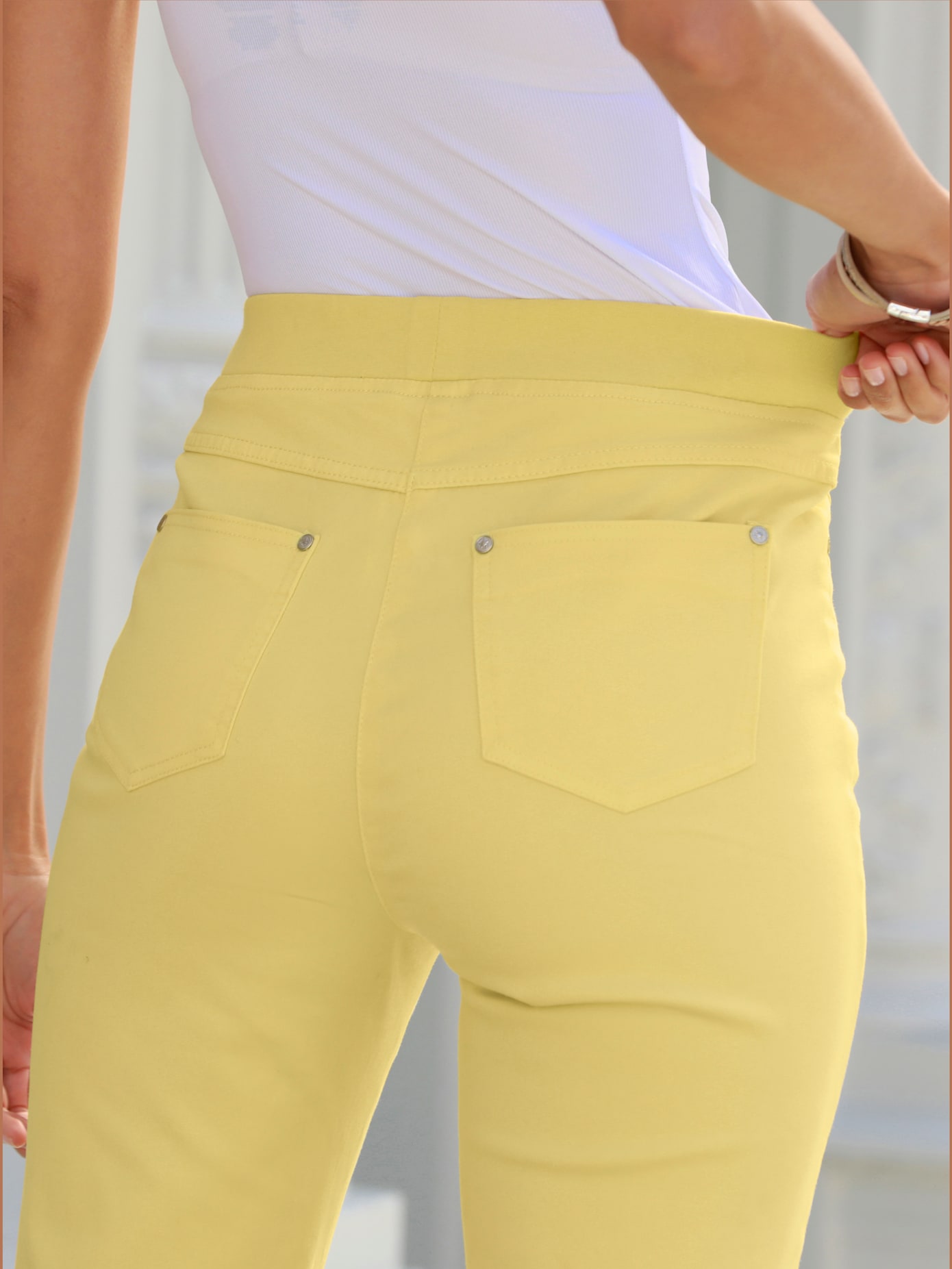 Jean 7/8 avec coton