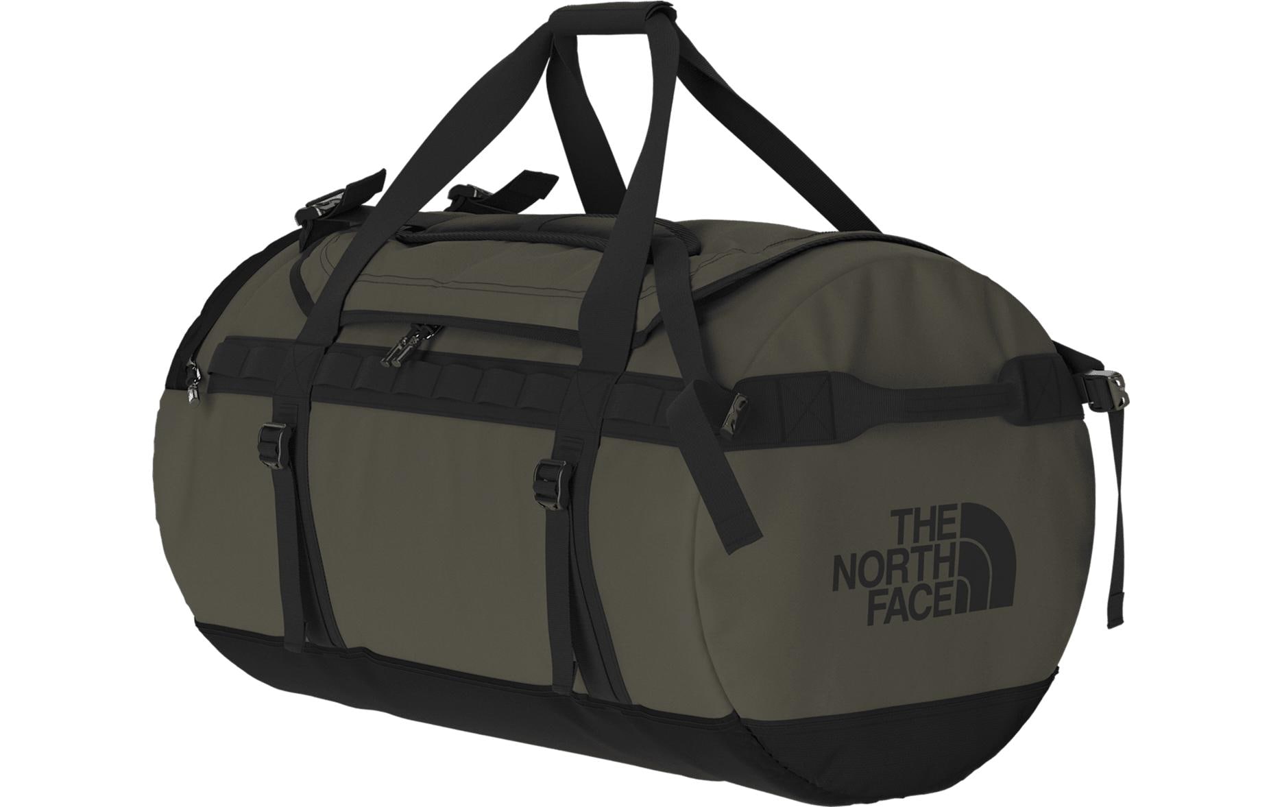 Duffle Bag Base Camp L 95 l, Taupe Grün/Schwarz<br>Duffel-Tasche