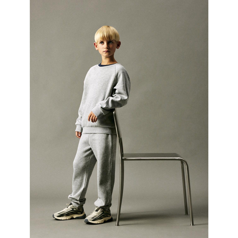 Køb Name It Grey Melange Ohans Regular Sweatshirt