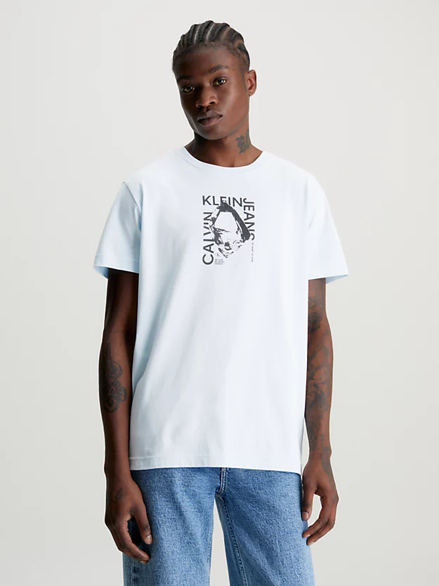 Camiseta estampada com logotipo