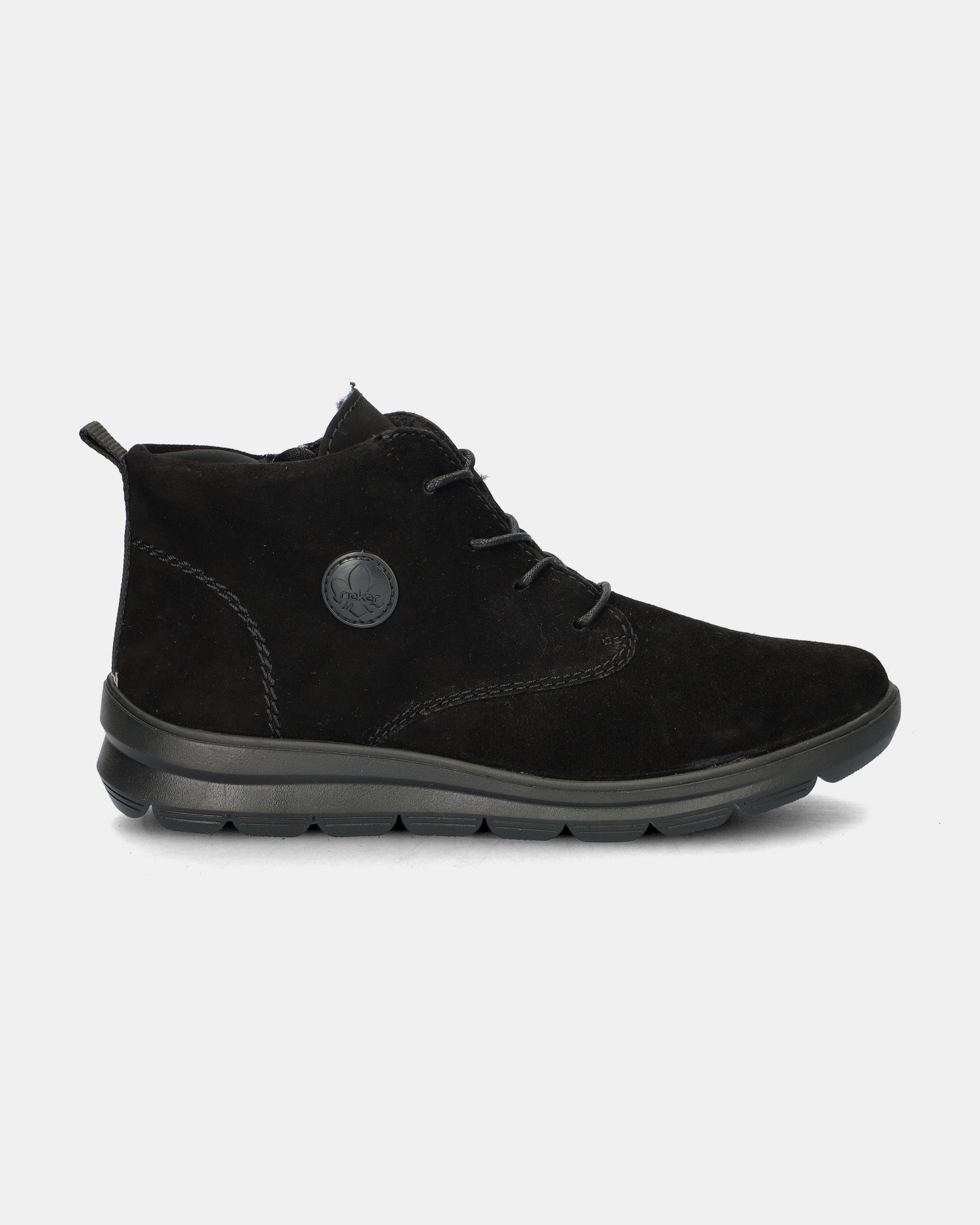 Rieker Veterboots  - zwart