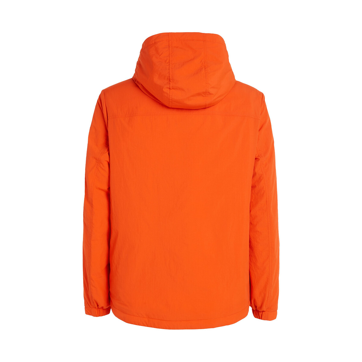 CALVIN KLEIN<br>Jaqueta de plumas com capuz e efeito amassado