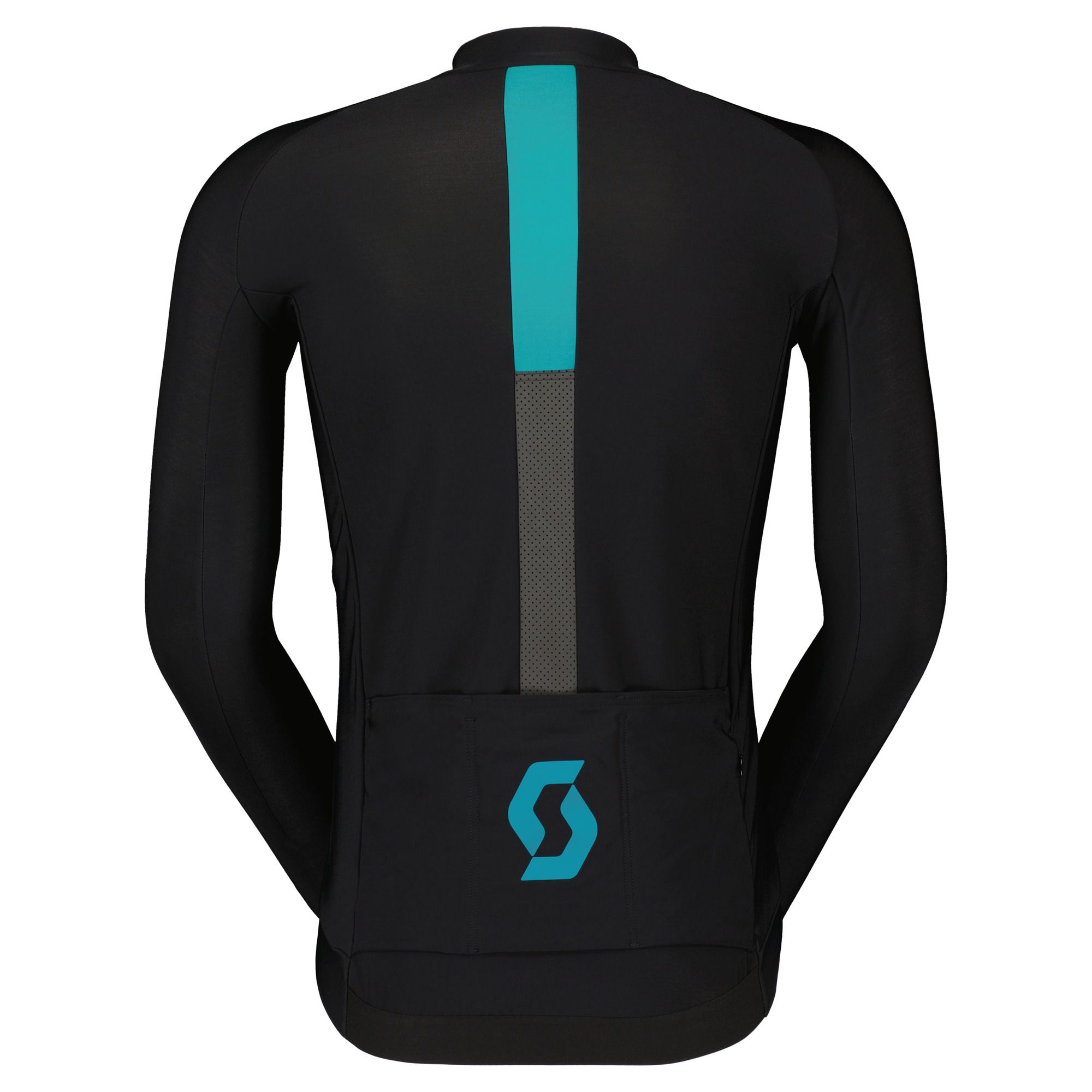 SCOTT RC Pro Warm Hybrid Gore-Tex Windstopper Jakke Sort/Turkis til Mænd