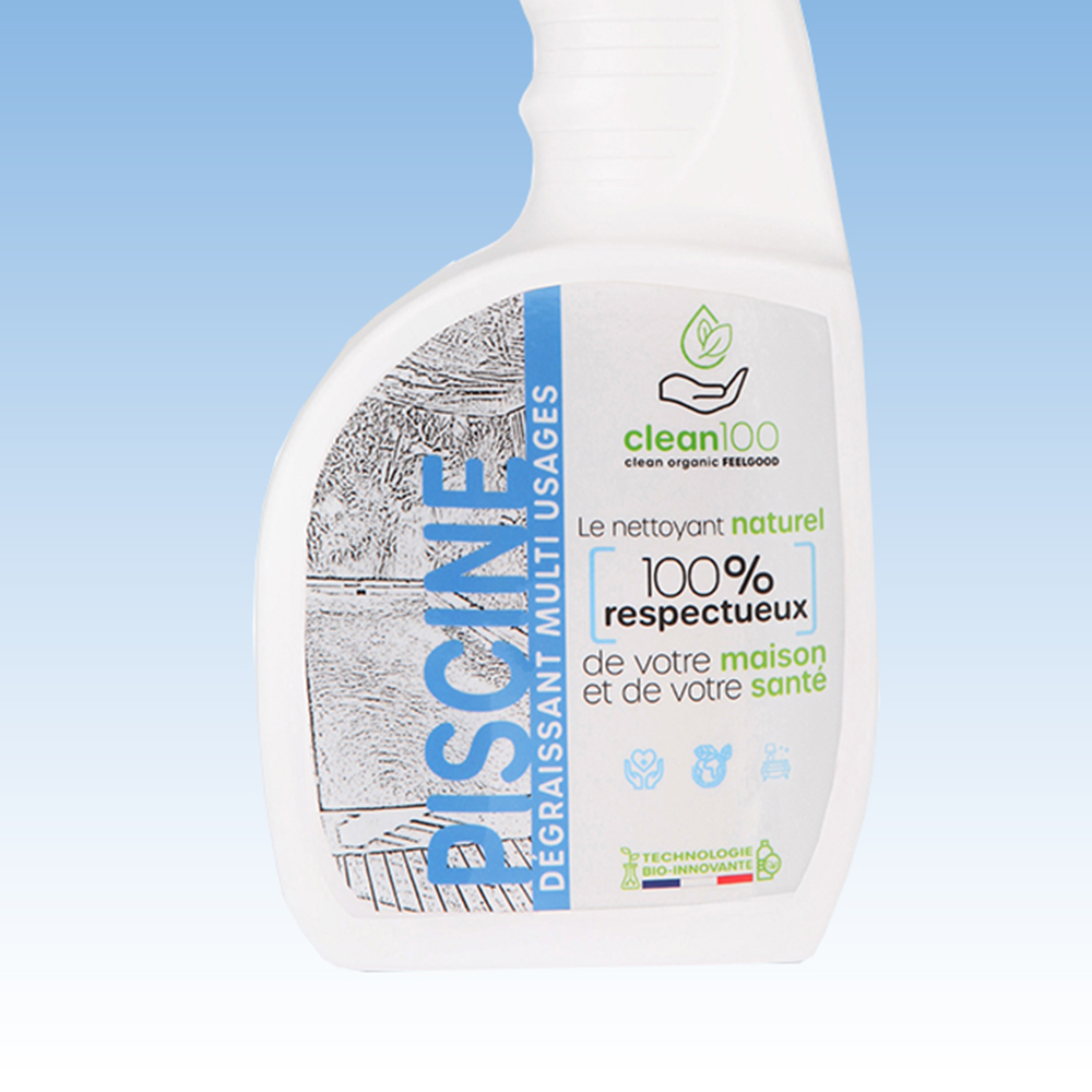 Packs maison - nettoyant liquide spécial piscine - sprayer - nettoyant piscine - parasol et plastique d'exterieur - 750ml