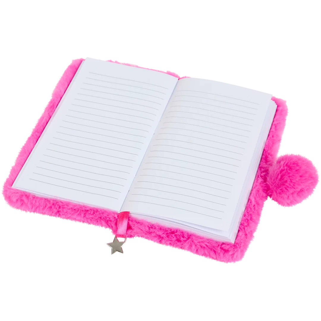 Carnet de notes en peluche