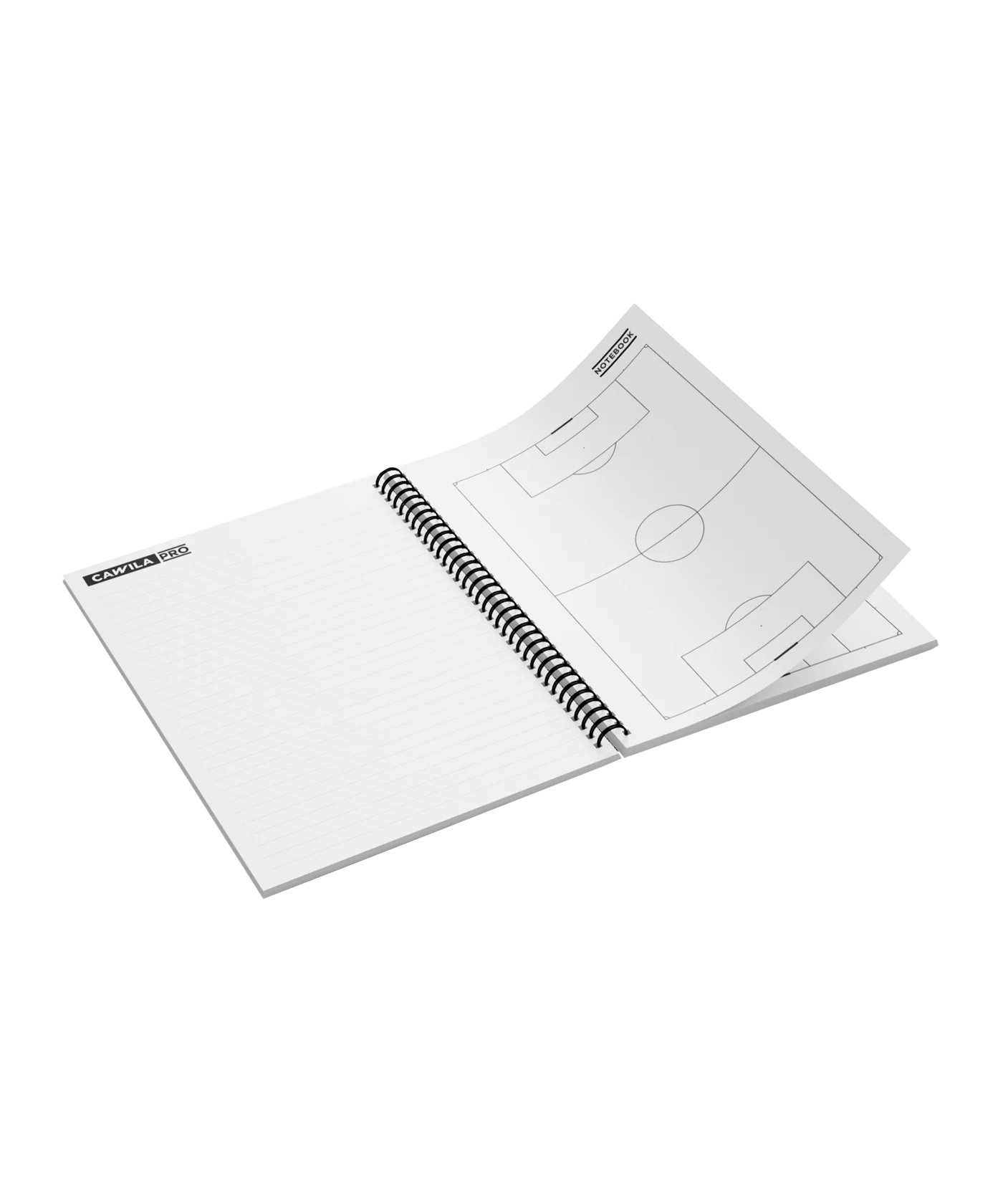 Cawila PRO 100 Blatt A5 Notebook Lehrblock Weiss