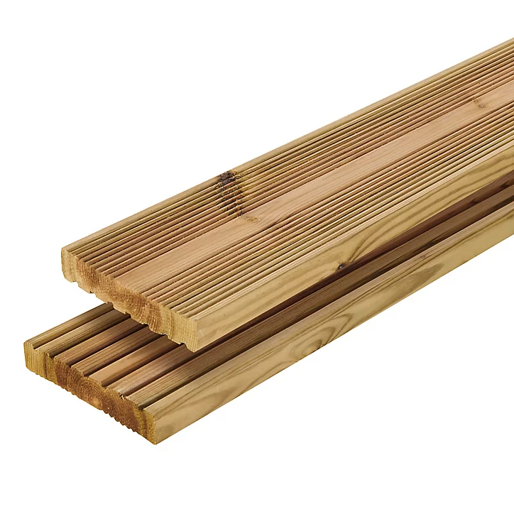 Lame de terrasse pin vert Lemhi L.360 x l.14,4 cm