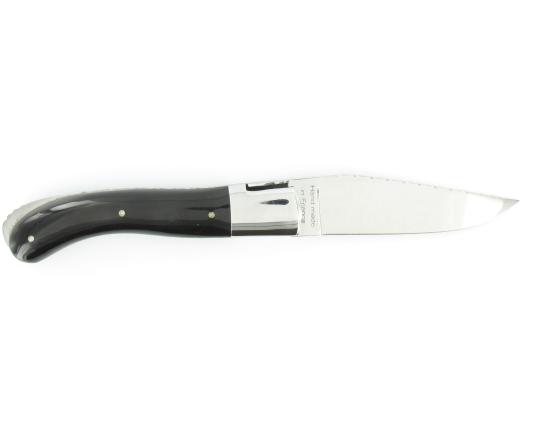 Laguiole Sport Buffle - Lame Guillochée Couteau de Poche - Laguiole par Fontenille Pataud
