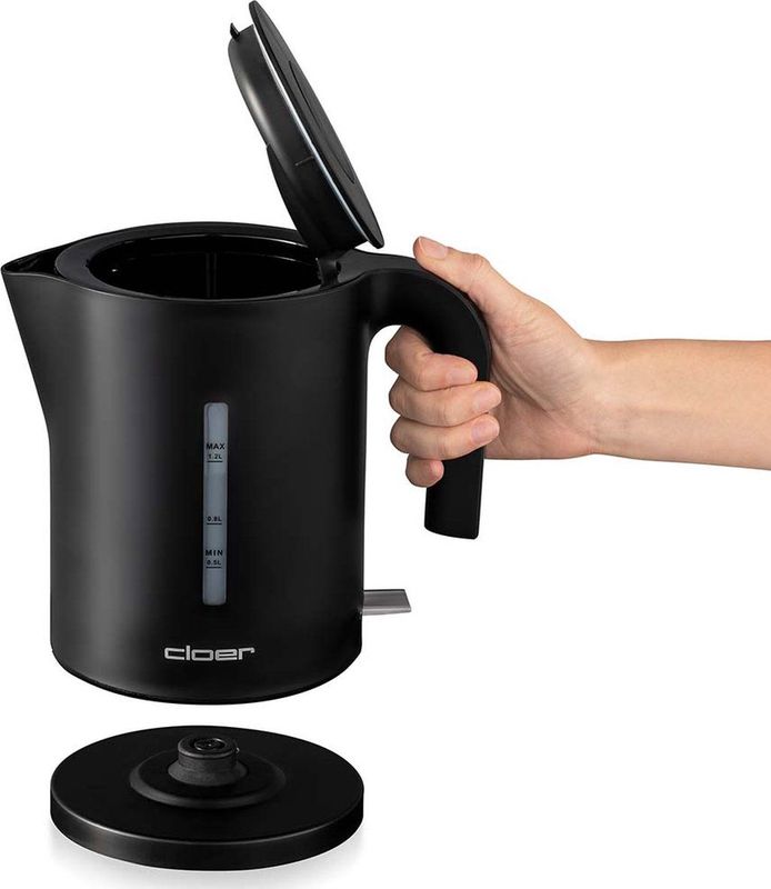 CLOER 4120 Waterkoker Wit - Kunststof - 1,2 Liter
