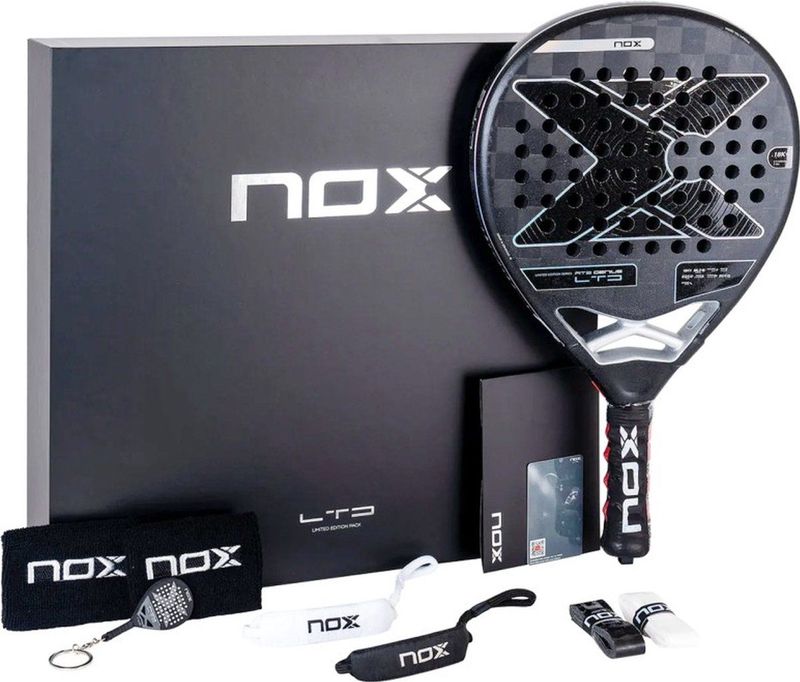 Nox Padel Racket AT10 18K Limited Edition Pack Maat 24