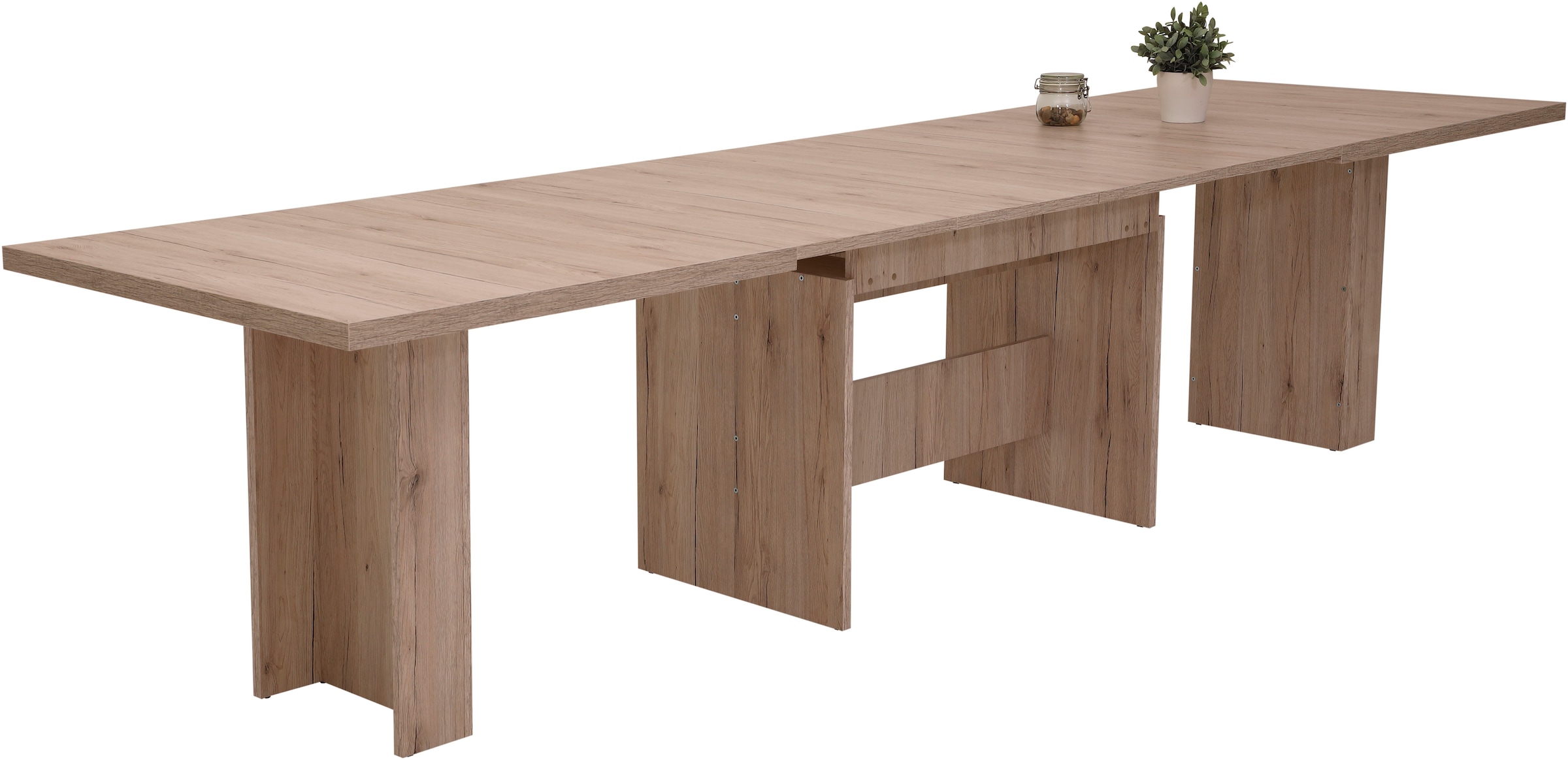 HELA Essgruppe »Lia, 11tlg. Sitzgruppe, Extra viel Platz« Set, 11tlg.-Set, ausziehbar, Esstisch plus 10 Stühle, 11 Stk. tlg. Ausziebar 160 - 300 cm