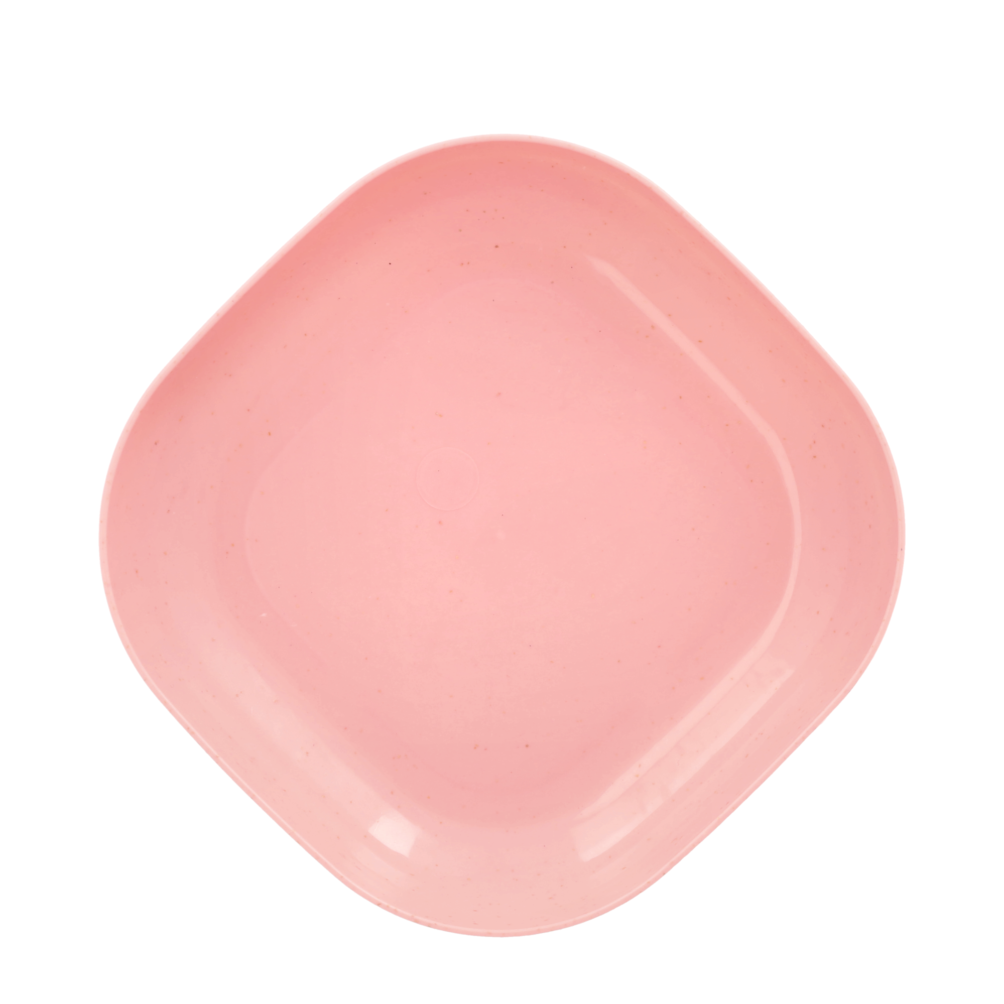 (13x13cm) Mini Teller Wiederverwendbare Snack Schale für Salat / Bowls / Dessert - Rosa