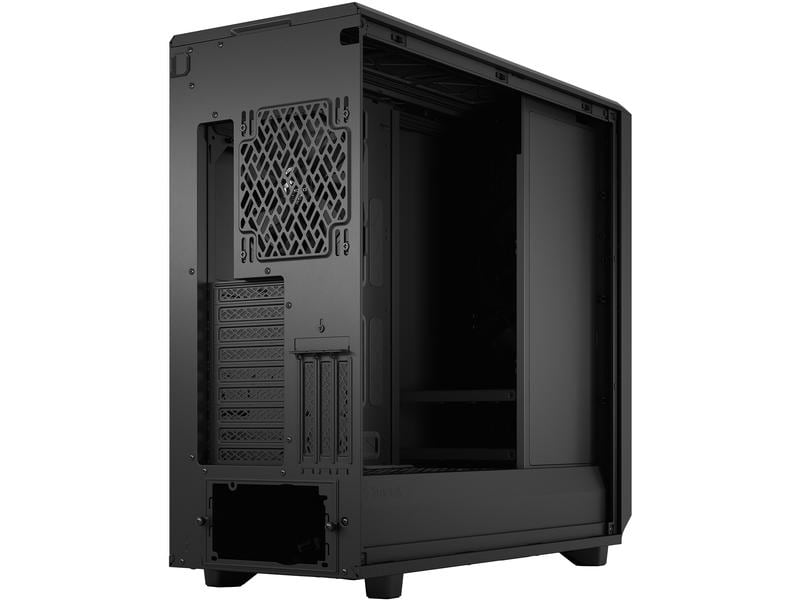 Fractal Design PC-Gehäuse Meshify 2 XL Light TG Schwarz Elegantes, kompaktes Big-Tower mit Sichtfenster