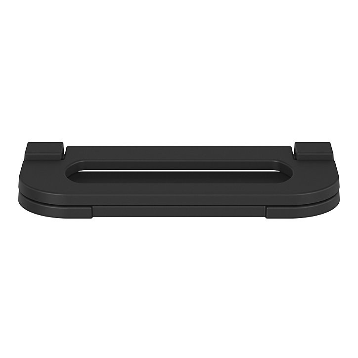 Bouton de meuble Govlin GoodHome mat noir Ø8 x l.0,7 x h. 3.5 cm