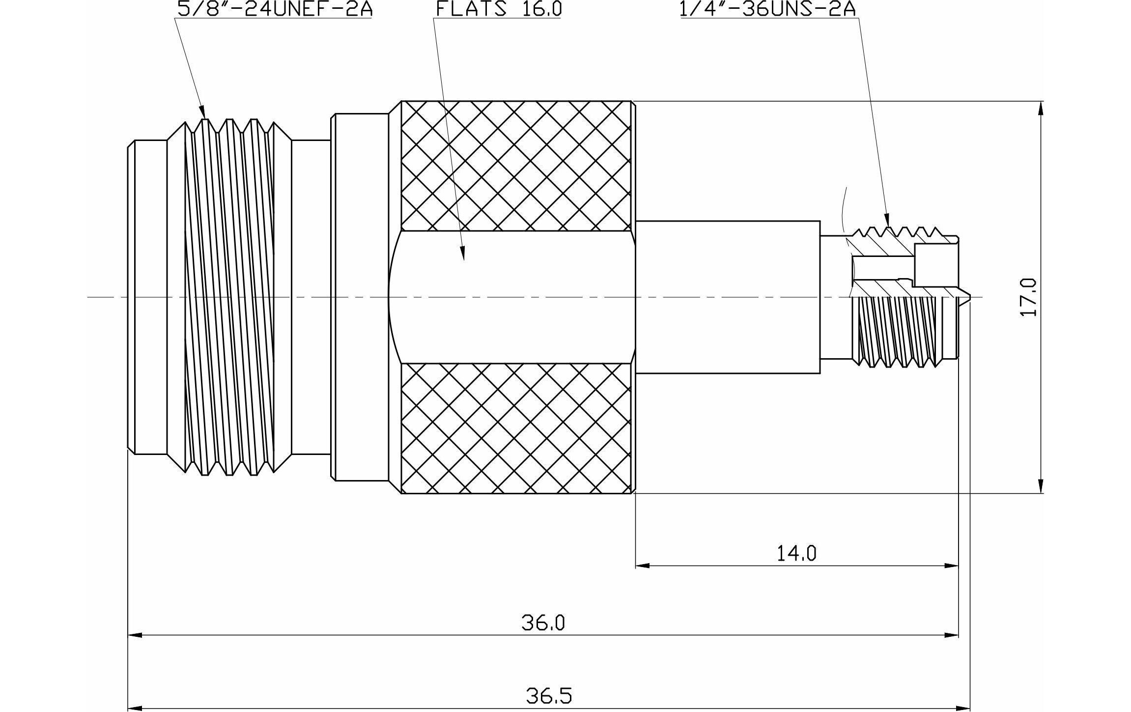Antennenadapter N-Type Buchse (f) - RP 3.5 Buchse (f)Delock Adapter N Buchse > RP 3.5 Buchse