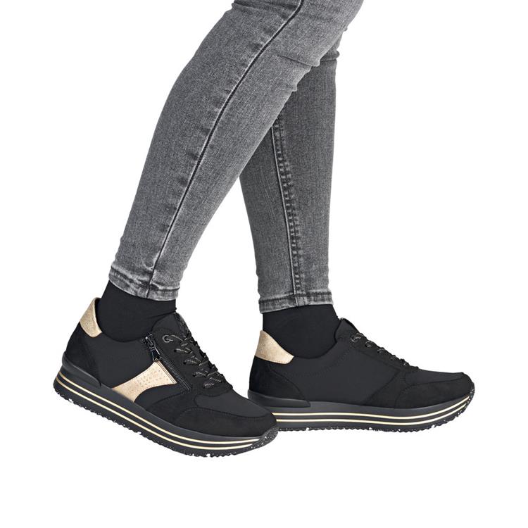 Remonte D1330 schwarz/nero/ginger-gold/schwa