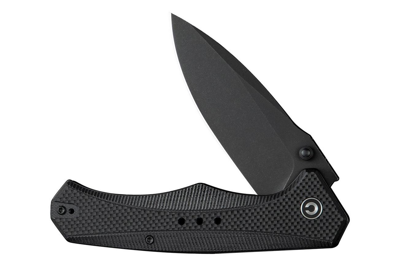 Civivi Photonix C23081B-1 Blackwashed 14C28N, Black G10, zakmes